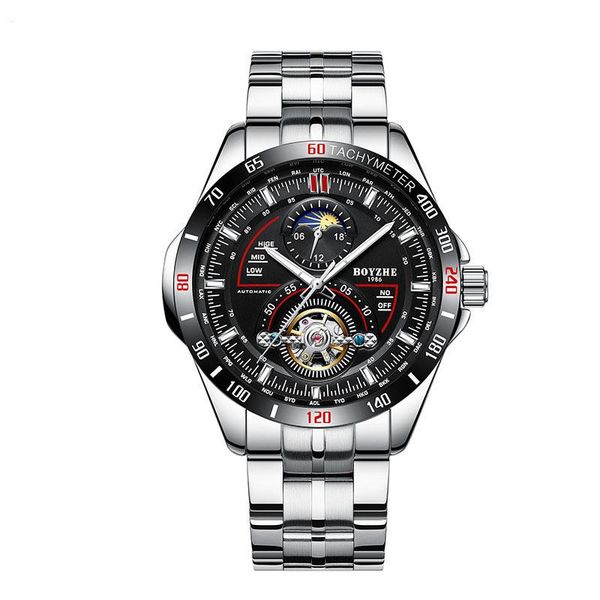 wristwatches men's watch fashion business large calendar automatic mechanical tourbillon moon phase leisure luxury waterproof, Slivery;brown
wristwatches men's watch fashion business large calendar automatic mechanical tourbillon moon phase leisure luxury waterproof, Slivery;brown