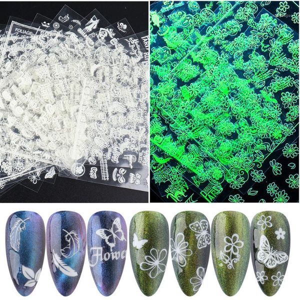 3d luminous nail stickers flame butterfly star moon summer design glow in the dark sliders manicure decorations & decals1, Black
3d luminous nail stickers flame butterfly star moon summer design glow in the dark sliders manicure decorations & decals1, Black