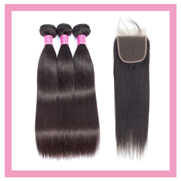 malaysian 5x5 lace closure straight 100% human hair 3 bundles with 5*5 closures middle three part double wefts, Black;brown
malaysian 5x5 lace closure straight 100% human hair 3 bundles with 5*5 closures middle three part double wefts, Black;brown