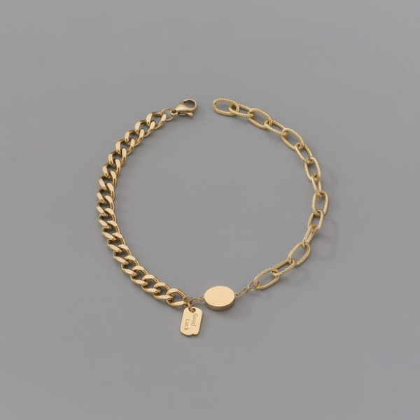 link, chain 316l stainless steel 2021 fashion upscale jewelry hip-hop punk good luck charm asymmetric thick bracelets for women, Black
link, chain 316l stainless steel 2021 fashion upscale jewelry hip-hop punk good luck charm asymmetric thick bracelets for women, Black