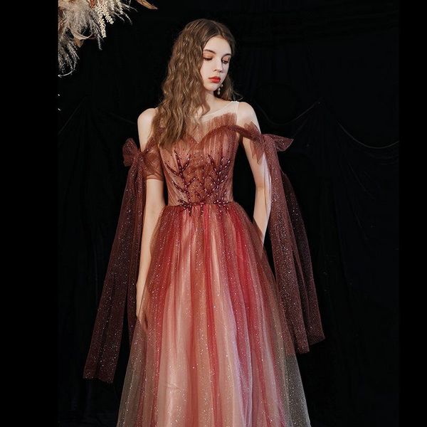 ethnic clothing elegant o-neck sequins gradient chiffon evening dress cheongsam back bandage prom fomail gown vestidos de noche, Red
ethnic clothing elegant o-neck sequins gradient chiffon evening dress cheongsam back bandage prom fomail gown vestidos de noche, Red