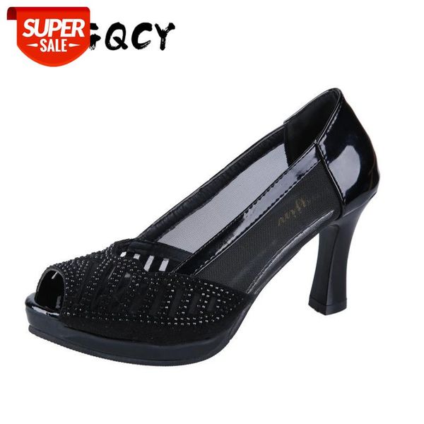 summer woman pumps bling open toe dress shoes slip-on high heels hollow out women sandals office spike mujer ladies #tl7p, Black
summer woman pumps bling open toe dress shoes slip-on high heels hollow out women sandals office spike mujer ladies #tl7p, Black