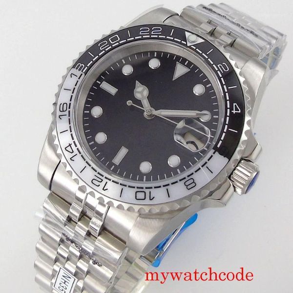 wristwatches 40mm automatic mens watch sapphire glass black no logo dial jubilee strap nh35a miyota 8215 movement rotating bezel, Slivery;brown
wristwatches 40mm automatic mens watch sapphire glass black no logo dial jubilee strap nh35a miyota 8215 movement rotating bezel, Slivery;brown