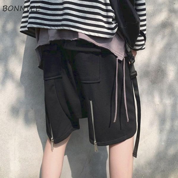 men's shorts casual men fake zippers loose straight fashion short trousers solid high street leisure hip hop safari style teens chic, White;black
men's shorts casual men fake zippers loose straight fashion short trousers solid high street leisure hip hop safari style teens chic, White;black