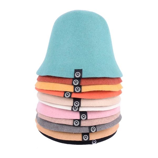 wide brim hats autumn winter wool bucket hat women fashion vintage fisherman versatile cap spring felt 11 colors foldable, Blue;gray
wide brim hats autumn winter wool bucket hat women fashion vintage fisherman versatile cap spring felt 11 colors foldable, Blue;gray