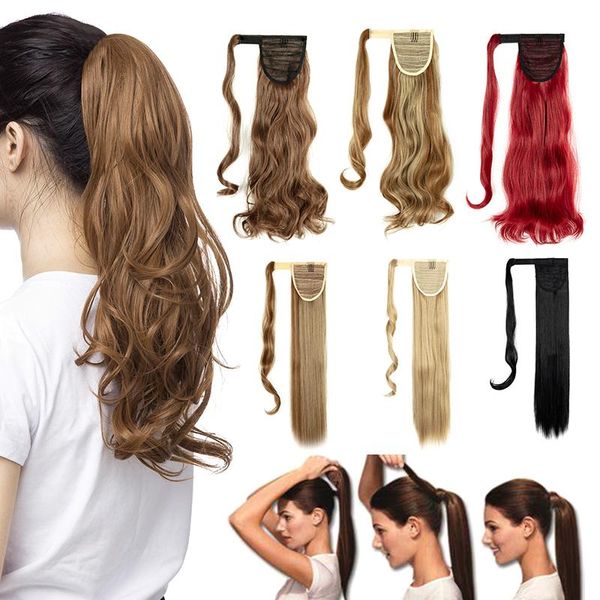 synthetic wigs clip in ponytail wrap around for women wavy curly hair fluffy pony tail 18,24 inch,synthetic, Black
synthetic wigs clip in ponytail wrap around for women wavy curly hair fluffy pony tail 18,24 inch,synthetic, Black