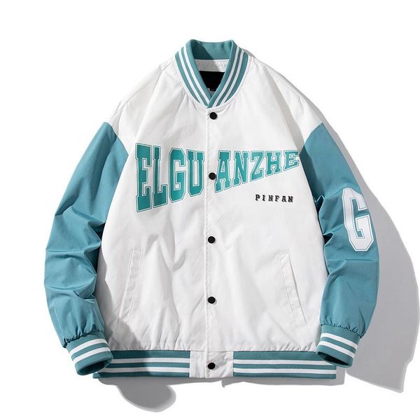 women's jackets 2021 arrival bomber jacket brand clothing women single breasted spliced autumn baseball pure fresh stripe coat casual, Black;brown
women's jackets 2021 arrival bomber jacket brand clothing women single breasted spliced autumn baseball pure fresh stripe coat casual, Black;brown