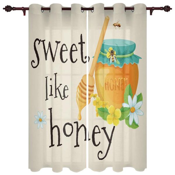 bee honey flower jar window curtains kids room living curtain panels valance for kitchen & drapes
bee honey flower jar window curtains kids room living curtain panels valance for kitchen & drapes