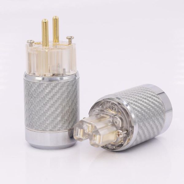 smart power plugs carbon fiber gold plated eu version european standard ac plug iec female
smart power plugs carbon fiber gold plated eu version european standard ac plug iec female