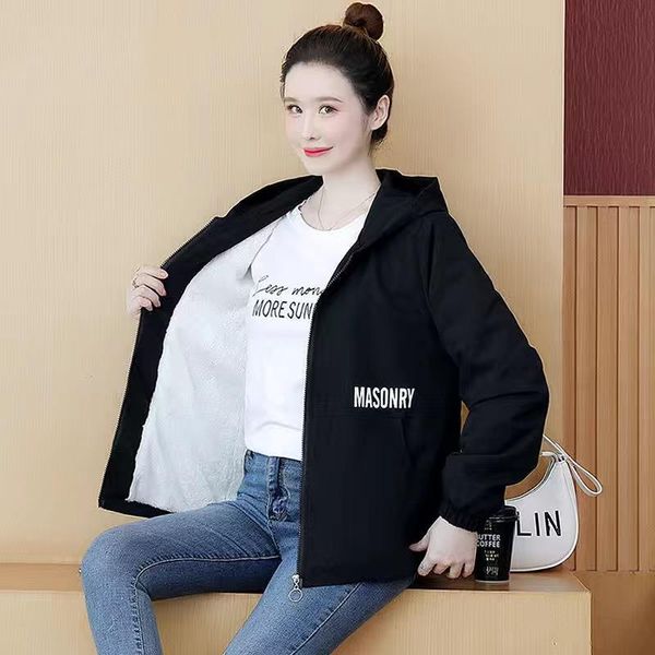 women's trench coats autumn winter korean thick warm lamb wool coat women wild slim hooded windbreaker jacket female velvet knit, Tan;black
women's trench coats autumn winter korean thick warm lamb wool coat women wild slim hooded windbreaker jacket female velvet knit, Tan;black