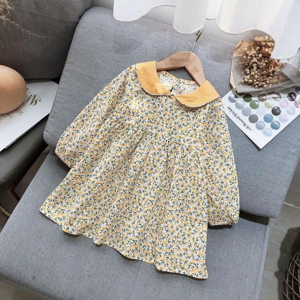 girl's dresses 2021 spring korean girl baby floral lady small fresh lapel dress trend, Red;yellow
girl's dresses 2021 spring korean girl baby floral lady small fresh lapel dress trend, Red;yellow