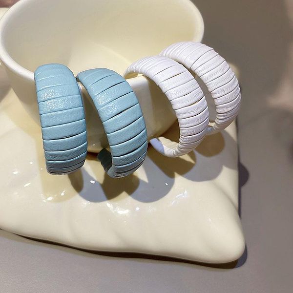 hoop & huggie lovoacc korean fashion sky blue white color leather earring for women c shape big earrings statement minimalist jewelry, Golden;silver
hoop & huggie lovoacc korean fashion sky blue white color leather earring for women c shape big earrings statement minimalist jewelry, Golden;silver