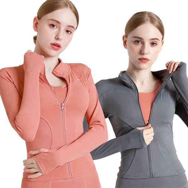 7 color long sleeve sports jacket women zip fitness yoga shirt winter warm gym activewear running coats lady workout clothes
7 color long sleeve sports jacket women zip fitness yoga shirt winter warm gym activewear running coats lady workout clothes