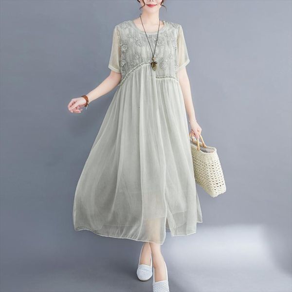 0336 vintage summer elegant embroidery women dress floral loose a line pleated midi dresses ladies short sleeves, Black;gray
0336 vintage summer elegant embroidery women dress floral loose a line pleated midi dresses ladies short sleeves, Black;gray