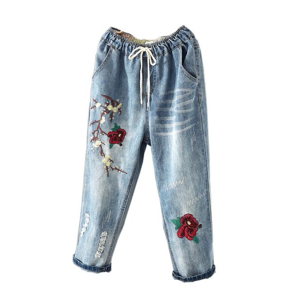 jeans 2021 fashion casual boyfriend blue of the high-waisted vintage hare pants for female floral embroidered jeans
jeans 2021 fashion casual boyfriend blue of the high-waisted vintage hare pants for female floral embroidered jeans