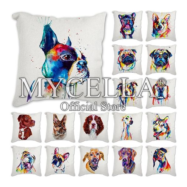 cushion/decorative pillow watercolor dog pattern cotton linen throw cushion cover car home decoration sofa decorative pillowcase labrador re
cushion/decorative pillow watercolor dog pattern cotton linen throw cushion cover car home decoration sofa decorative pillowcase labrador re