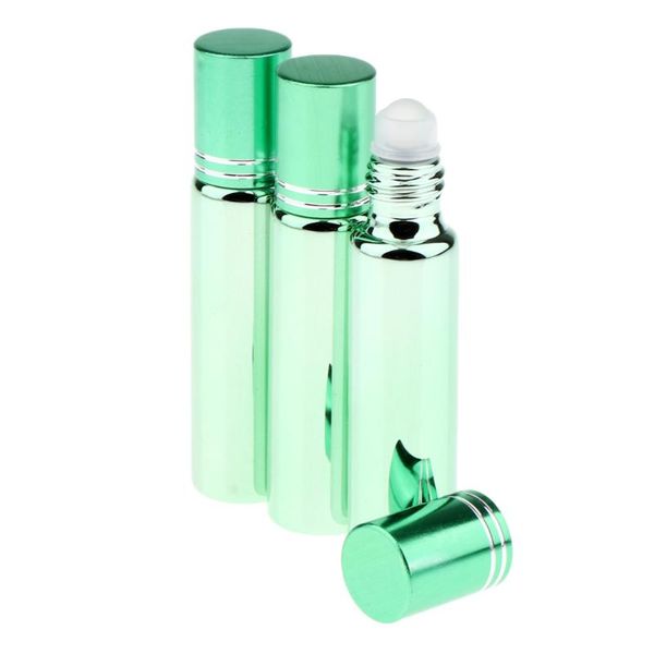 3x empty refillable container essential oil roller bottles glass vials 10ml storage & jars
3x empty refillable container essential oil roller bottles glass vials 10ml storage & jars