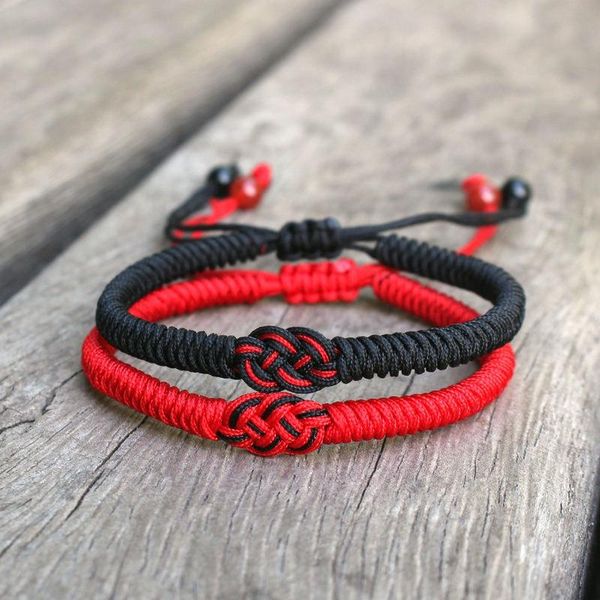 link, chain lucky red string bracelet mens women handmade adjustable weave braslet couple braclet yoga meditation jewelry pulseras, Black
link, chain lucky red string bracelet mens women handmade adjustable weave braslet couple braclet yoga meditation jewelry pulseras, Black