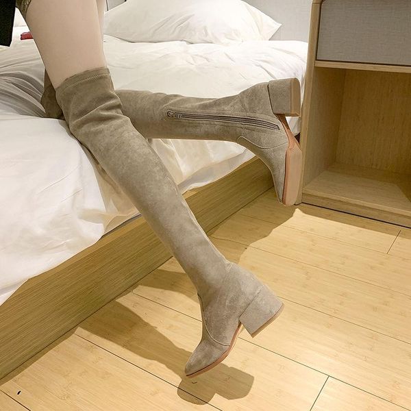 boots over-the-knee female british style 2021 autumn and winter skinny wild retro thick heel plus velvet knight, Black
boots over-the-knee female british style 2021 autumn and winter skinny wild retro thick heel plus velvet knight, Black