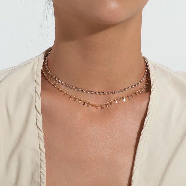 pendant necklaces vintage multilayer choker rhinestones iced out chain necklace for women gold silver color collar fashion jewelry gift
pendant necklaces vintage multilayer choker rhinestones iced out chain necklace for women gold silver color collar fashion jewelry gift