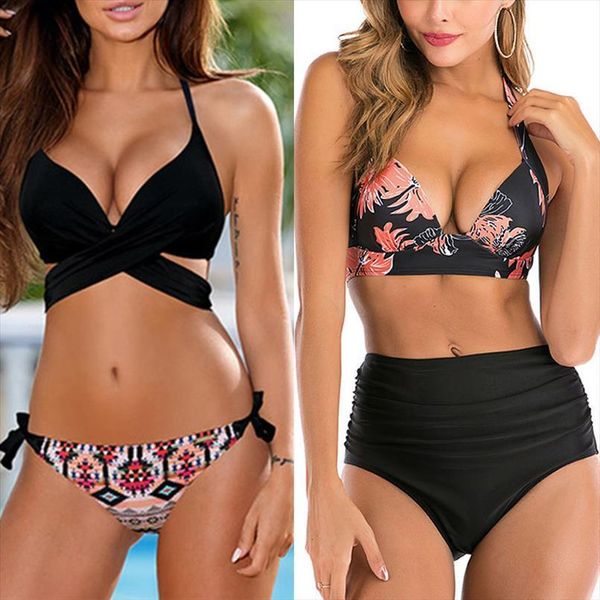 bikini women womens swimwears push up bandage halter set summer beach bathing suit swim wear s xxl, White;black
bikini women womens swimwears push up bandage halter set summer beach bathing suit swim wear s xxl, White;black