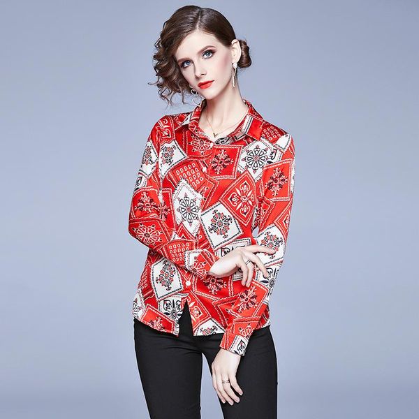 women's blouses & shirts willstage printed red women long sleeve blouse button elegant formal 2021 autumn clothes office ladies, White
women's blouses & shirts willstage printed red women long sleeve blouse button elegant formal 2021 autumn clothes office ladies, White