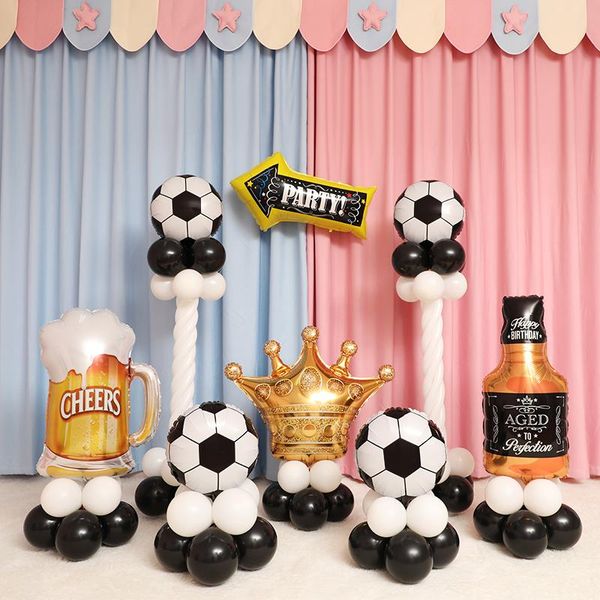 party decoration football theme balloon set whisky champagne crown stand column boy's birthday games toys decor
party decoration football theme balloon set whisky champagne crown stand column boy's birthday games toys decor