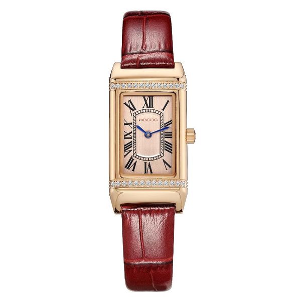 wristwatches rocos luxury women's square watch rhinestone quartz watches waterproof stainless steel classic clock minimalism, Slivery;brown
wristwatches rocos luxury women's square watch rhinestone quartz watches waterproof stainless steel classic clock minimalism, Slivery;brown