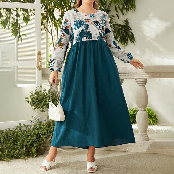plus size dresses dress 2021 autumn elegant printed long sleeve casual maxi fashion bohemia women a-line 5xl, Black
plus size dresses dress 2021 autumn elegant printed long sleeve casual maxi fashion bohemia women a-line 5xl, Black