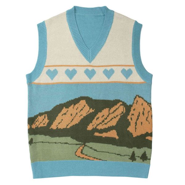 men's sweaters vintage lacible harajuku sweater vest colorful block love graph no sleeve loose streetwear, White;black
men's sweaters vintage lacible harajuku sweater vest colorful block love graph no sleeve loose streetwear, White;black