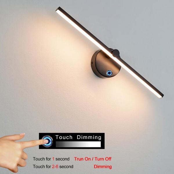 nordic led indoor wall lamps 8w touch stepless dimming 350° rotation lights for home bedroom bedside mirror front adjustabl
nordic led indoor wall lamps 8w touch stepless dimming 350° rotation lights for home bedroom bedside mirror front adjustabl