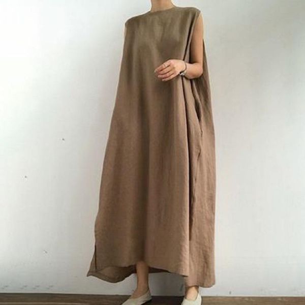 dresses south korea chic windnet red recommends cotton and hemp women's sleeveless split dress vest skirt solid color, Black;gray
dresses south korea chic windnet red recommends cotton and hemp women's sleeveless split dress vest skirt solid color, Black;gray