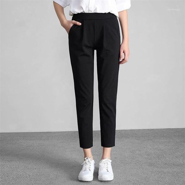 women's pants & capris women chiffon elastic waist regular casual pencil solid high harem plus size loose slim ankle-length trouser, Black;white
women's pants & capris women chiffon elastic waist regular casual pencil solid high harem plus size loose slim ankle-length trouser, Black;white