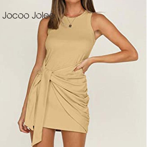 women summer bow pleated o neck belt irregular sleeveless solid mini dress casual slim elegant party 210428, Black;gray
women summer bow pleated o neck belt irregular sleeveless solid mini dress casual slim elegant party 210428, Black;gray
