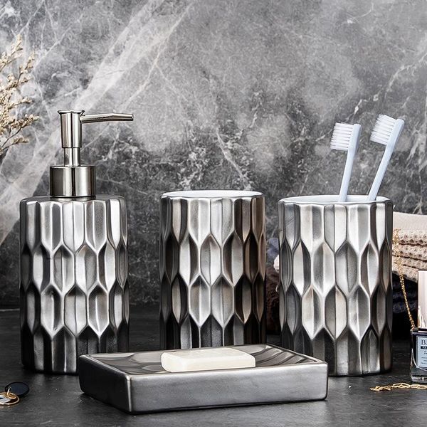 ceramic bathroom accessories nordic style organizer set lotion bottle soap dispenser toothbrush cup dish 4pcs bath accessory
ceramic bathroom accessories nordic style organizer set lotion bottle soap dispenser toothbrush cup dish 4pcs bath accessory