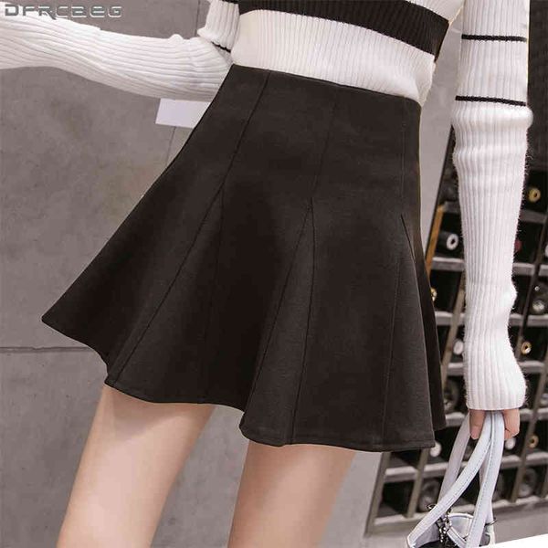 casual dresses harajuku autumn winter black skirt women solid wool pleated s high waist mini jupe femme zipper skater a-line saias, Black;gray
casual dresses harajuku autumn winter black skirt women solid wool pleated s high waist mini jupe femme zipper skater a-line saias, Black;gray