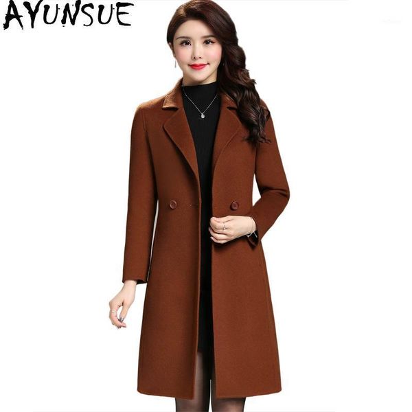 casual double side wool coat female autumn winter women long women's coats spring jackets abrigo mujer 7606165 & blends, Black
casual double side wool coat female autumn winter women long women's coats spring jackets abrigo mujer 7606165 & blends, Black