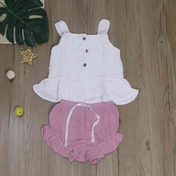 summer 1 5y toddler kid baby boy girl ruffle sling sleeveless shorts cotton outfit 2pcs clothes, White
summer 1 5y toddler kid baby boy girl ruffle sling sleeveless shorts cotton outfit 2pcs clothes, White
