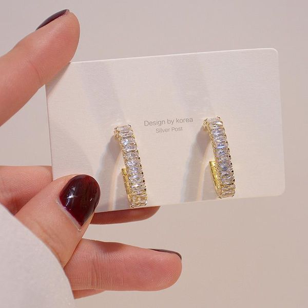 stud korean 14k real gold temperament round cz earring for women zircon earrings wedding engagement s925 jewelry brincos, Golden;silver
stud korean 14k real gold temperament round cz earring for women zircon earrings wedding engagement s925 jewelry brincos, Golden;silver