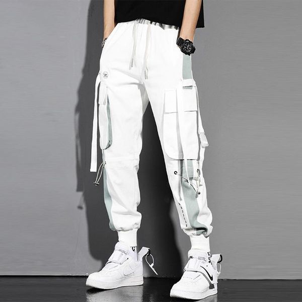 men's pants hip-hop loose stitching cargo trousers male streetwear harajuku pant multi-pocket contrast joggers casual, Black
men's pants hip-hop loose stitching cargo trousers male streetwear harajuku pant multi-pocket contrast joggers casual, Black