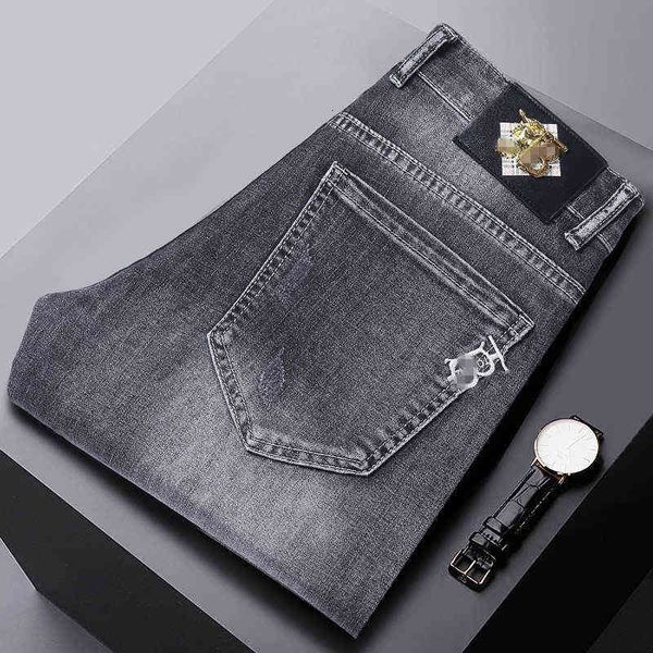 summer 2021 thin men's jeans korean version small foot slim fit cotton international embroidery home b, Blue
summer 2021 thin men's jeans korean version small foot slim fit cotton international embroidery home b, Blue
