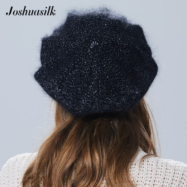 joshuasilk winter women hat with visor knitted fashion angora wool hat butterfly decoration double warm hatg, Blue;gray
joshuasilk winter women hat with visor knitted fashion angora wool hat butterfly decoration double warm hatg, Blue;gray