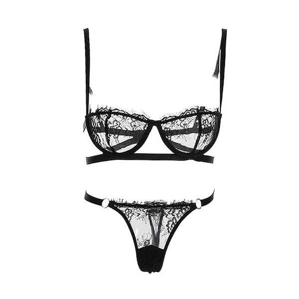 bras sets varsmiss colorful lace breast wrap underwear set half cup bra, Red;black
bras sets varsmiss colorful lace breast wrap underwear set half cup bra, Red;black