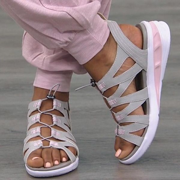 sandals summer women fashion platform solid color open toe soft wedges drawstring ladies sandalias beach shoes female footwear, Black
sandals summer women fashion platform solid color open toe soft wedges drawstring ladies sandalias beach shoes female footwear, Black