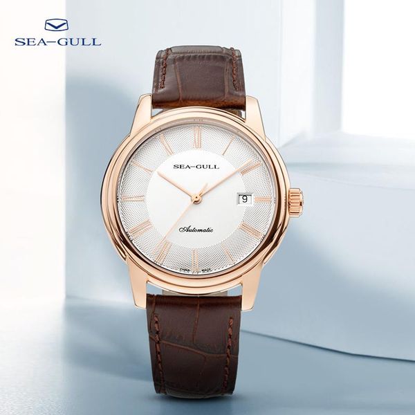 seagull watch men's mechanical simple business calendar belt waterproof fashion ladies 519.405l wristwatches, Slivery;brown
seagull watch men's mechanical simple business calendar belt waterproof fashion ladies 519.405l wristwatches, Slivery;brown