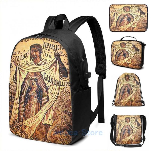 backpack funny graphic print our lady of guadalupe virgin mary mexico tilma juan diego usb charge men school travel lapbag
backpack funny graphic print our lady of guadalupe virgin mary mexico tilma juan diego usb charge men school travel lapbag