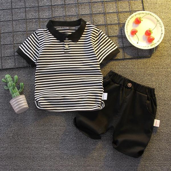 children clothes suit boy boys summer fashion short-sleeved striped shirt + shorts 2pcs kid 1 2 3 4 5 year costume clothing sets, White
children clothes suit boy boys summer fashion short-sleeved striped shirt + shorts 2pcs kid 1 2 3 4 5 year costume clothing sets, White