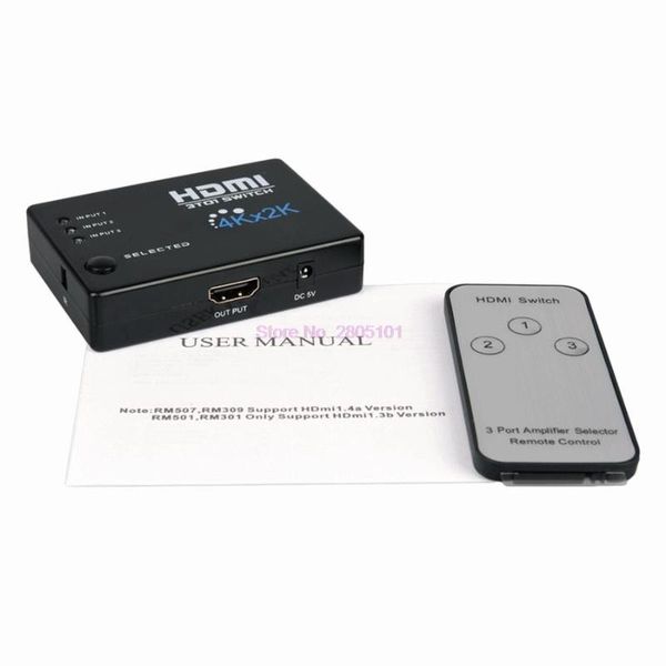 audio cables & connectors dhl or fedex 20pcs 1080p hd video 3to1 switcher splitter converter switch triple 3 port with ir rem
audio cables & connectors dhl or fedex 20pcs 1080p hd video 3to1 switcher splitter converter switch triple 3 port with ir rem