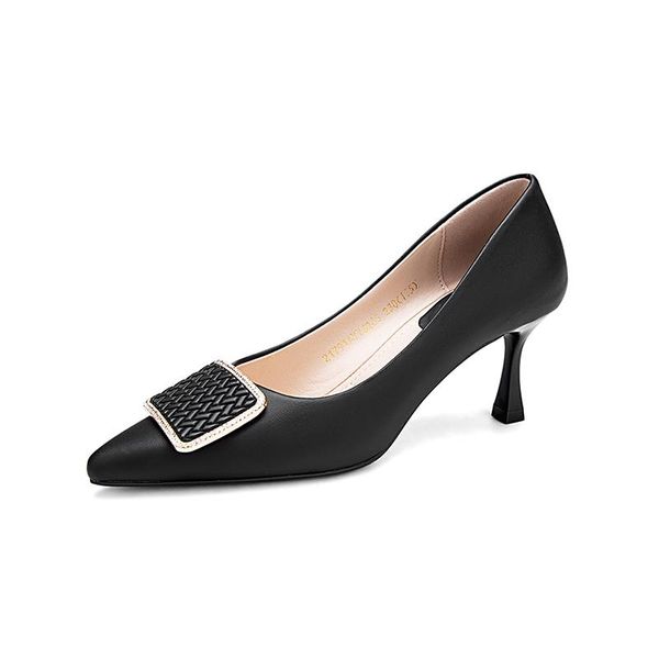 dress shoes women's fashionable high-quality -selling rubber sole stiletto with metal decoration, Black
dress shoes women's fashionable high-quality -selling rubber sole stiletto with metal decoration, Black