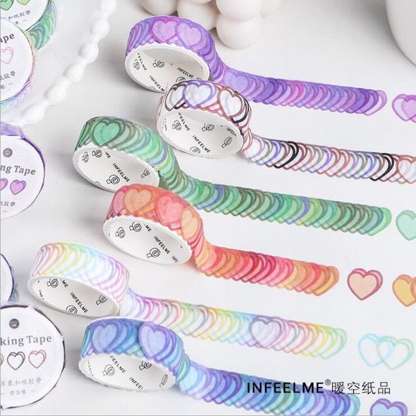 gift wrap vyutxa love heart shape adhesive tape for scrapbooking diy craft sticky deco masking paper washi label
gift wrap vyutxa love heart shape adhesive tape for scrapbooking diy craft sticky deco masking paper washi label